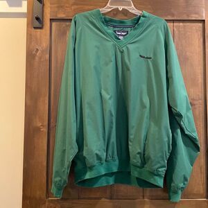 834) Raymond Floyd Men's Green Windbreaker Sz. L EUC